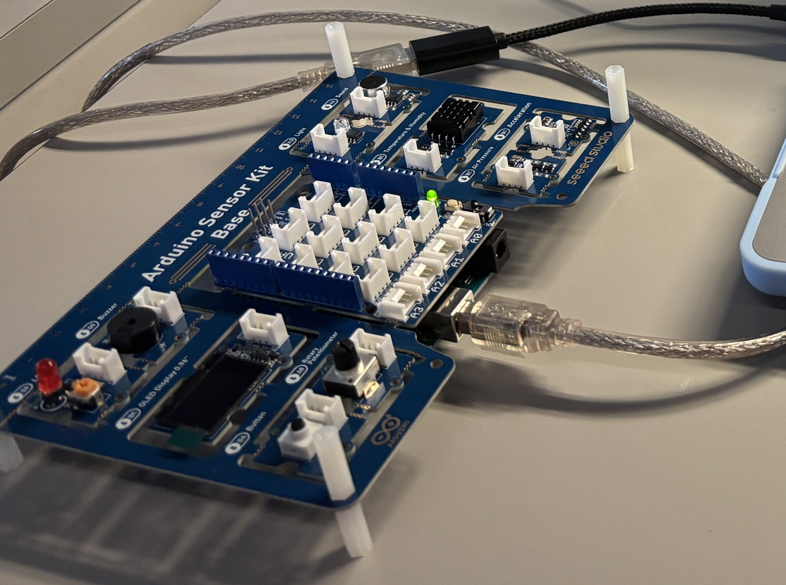 Here is an image of the arduino we used when using touchdesign
