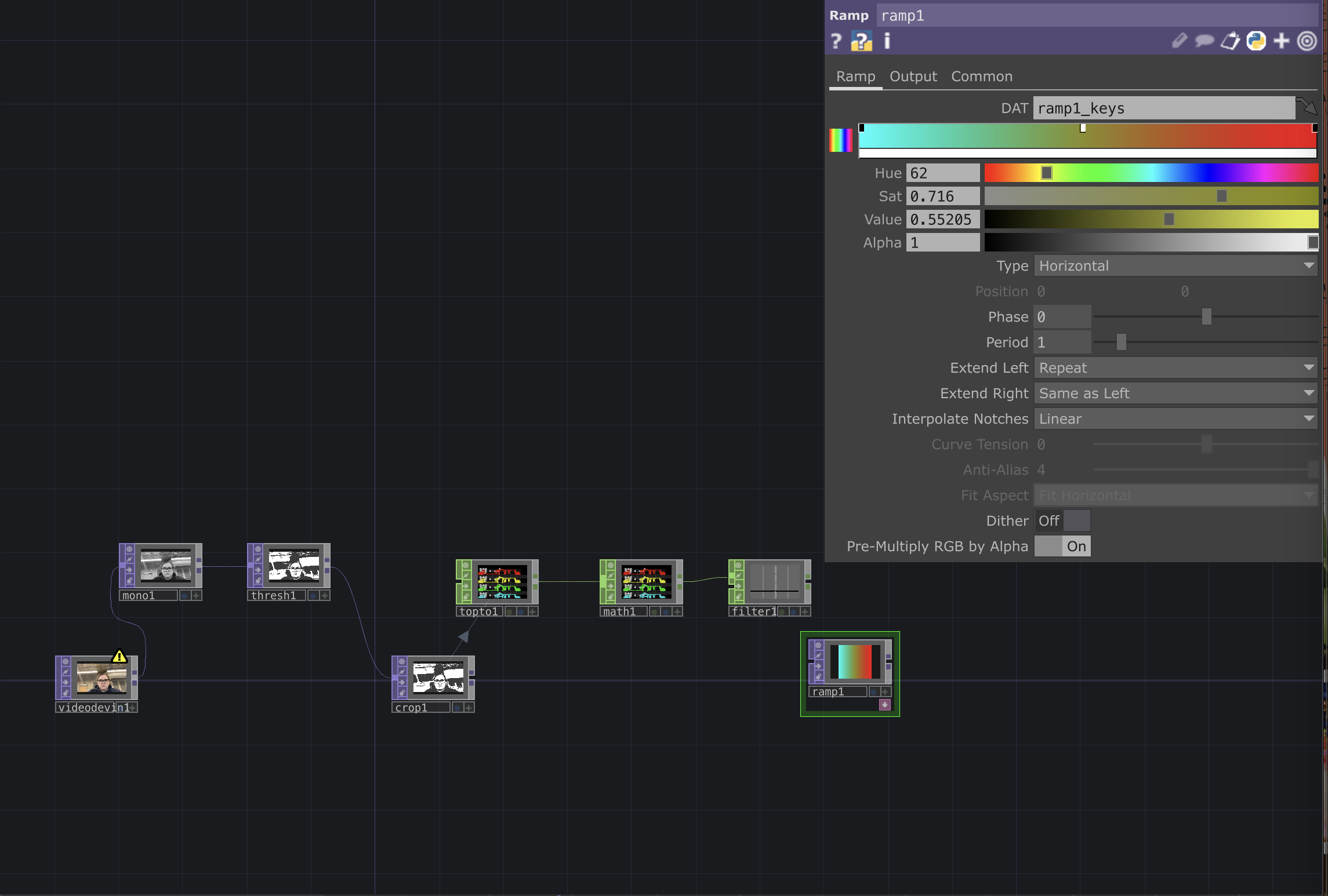 through these images I was looking at using the webcam with touchdesigner, Looking at some different colour vartions i could use as default that could show that im thinking 